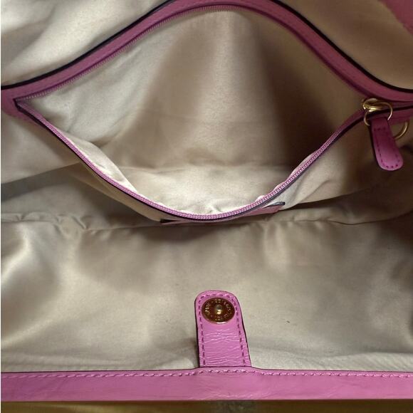 y2k COACH 2008 Pink 12520 Patented Leather Ergo Shoulder Bag - Picture 12 of 16